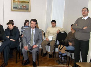 Организаторы Зимнего института А.А. Беляев и А.В. Фененко